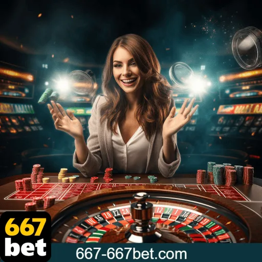 Imagem promovendo a página oficial da 667BET no Facebook
